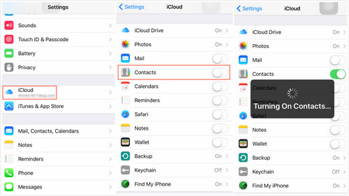 How to download my contacts from icloud to android